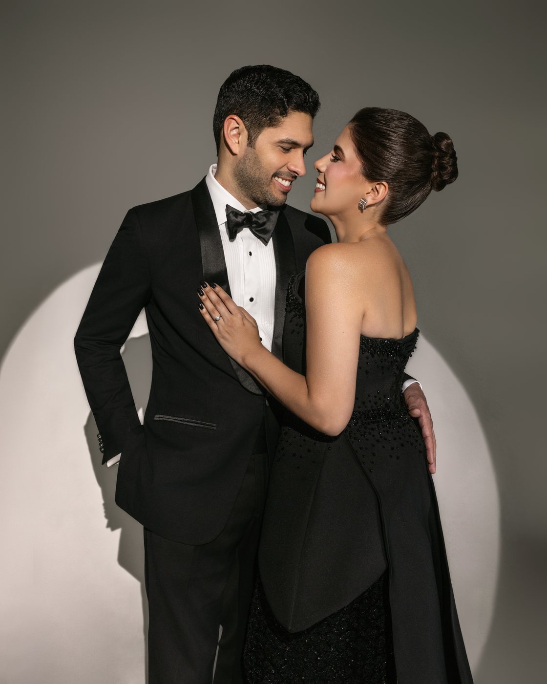 Paloma y Fausto, retrato editorial de gala